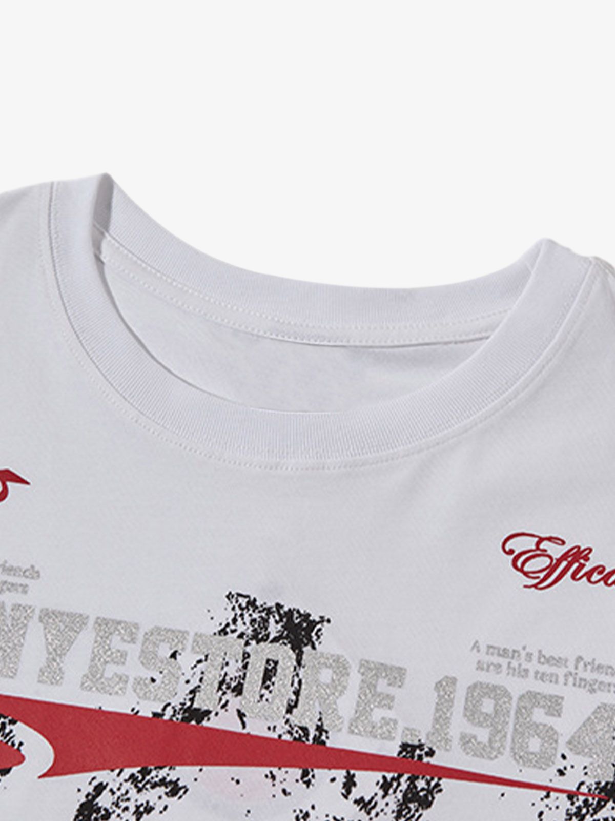 Camiseta Pavtros Retro Tattered Print Vest - foto 10