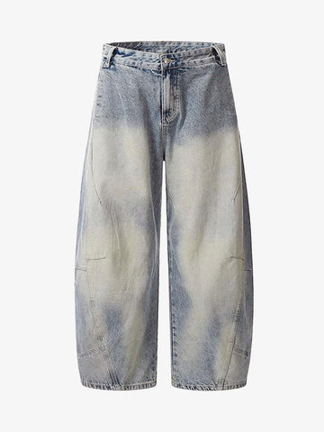 Calça Pavtros Distressed Baggy Barrel Jeans