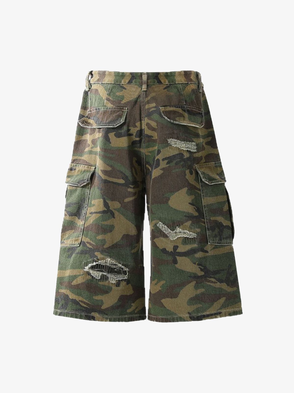 Short Pavtros Retro Ripped Camouflage Cropped - foto 2