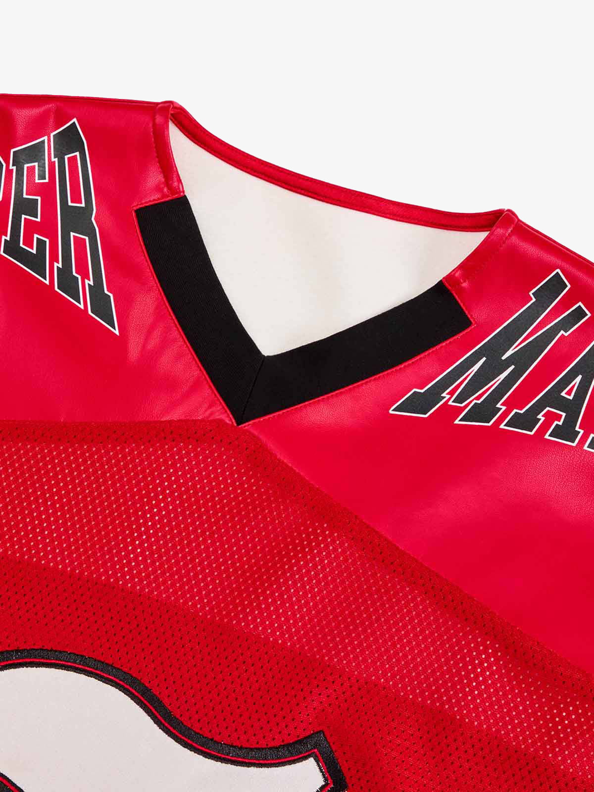Camiseta Pavtros Studios Red Retro Jersey Oversized