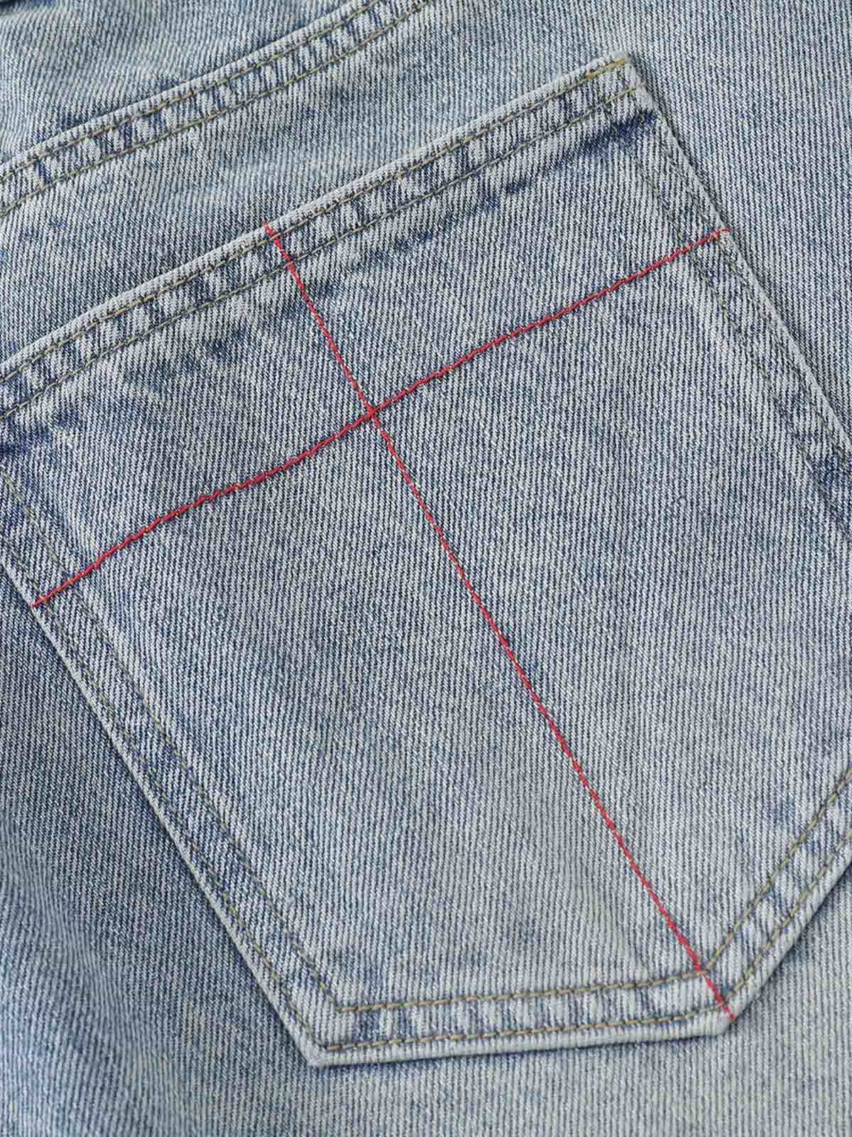 Short Pavtros Distressed Tie-Dye Denim - foto 7
