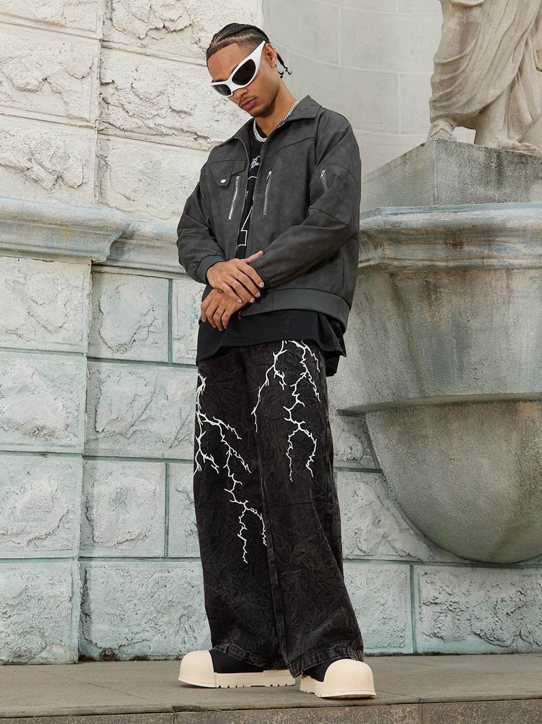 Jaqueta Masculina Moto Suede — Pavtros