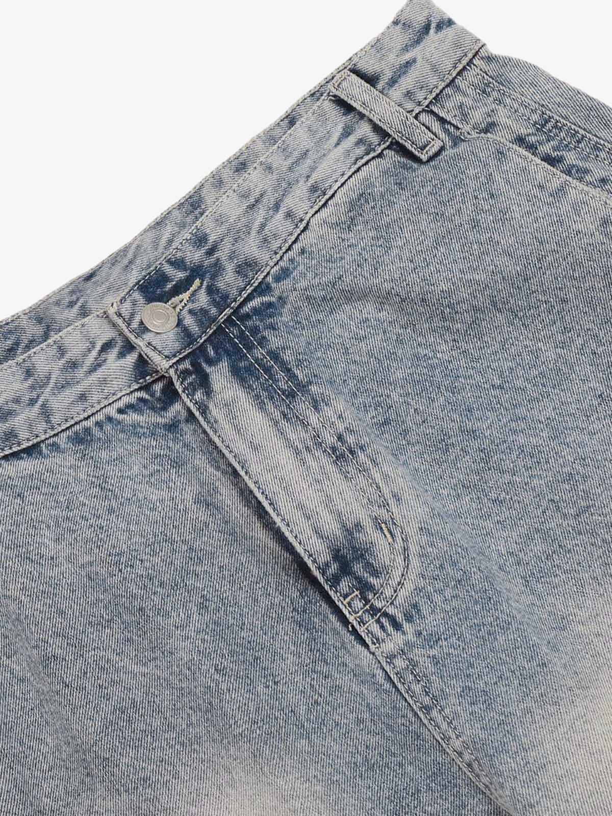 Calça Pavtros Distressed Baggy Barrel Jeans