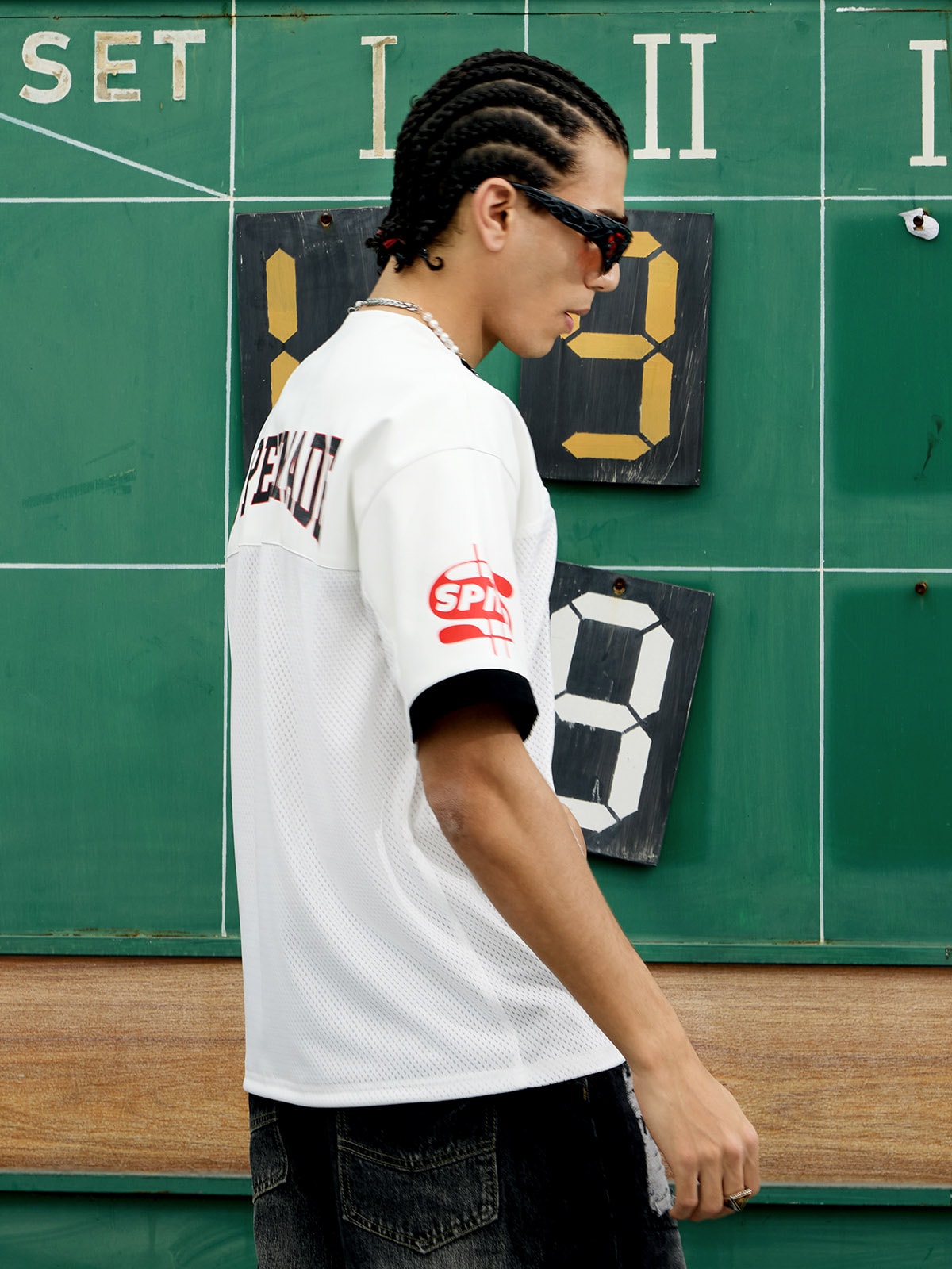Camiseta Pavtros Contrast Color Jersey White