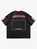 Original Flame Print Football Jersey T-Shirt