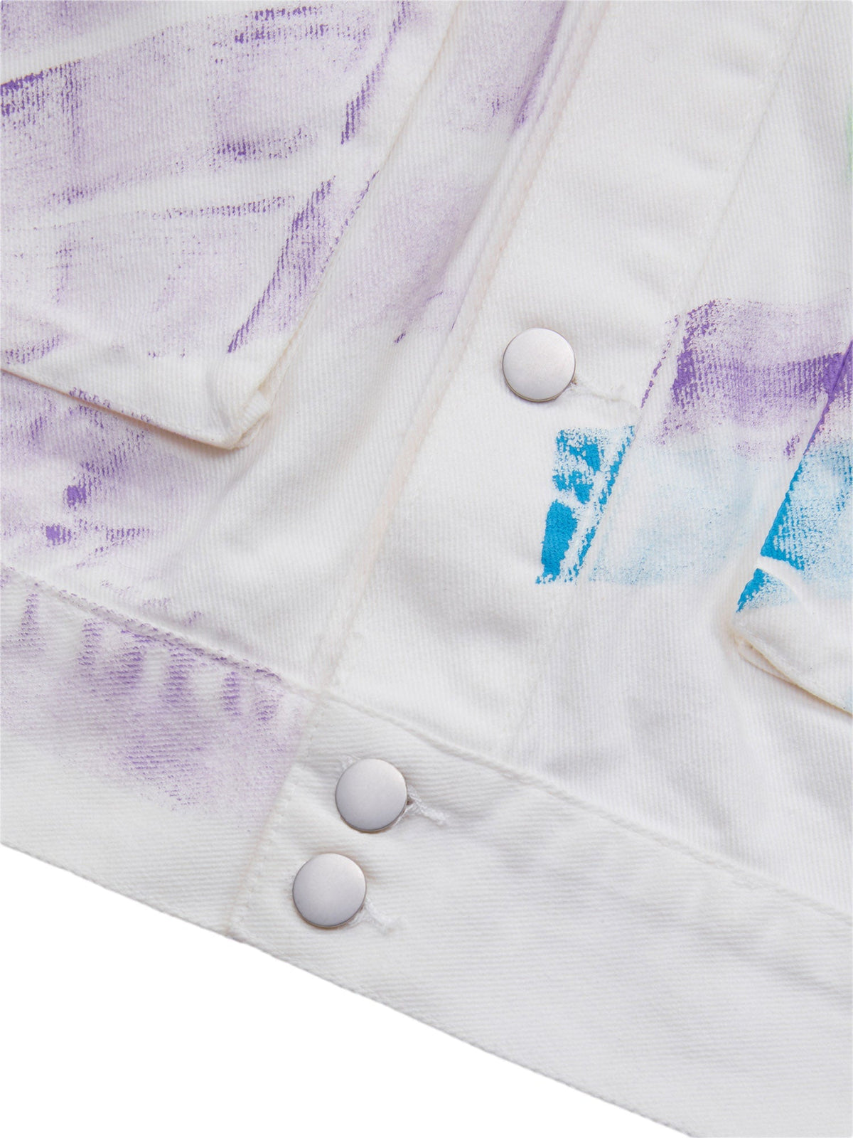 Jaqueta Pavtros Studios Abstract Graff Denim Jacket — Foto 12