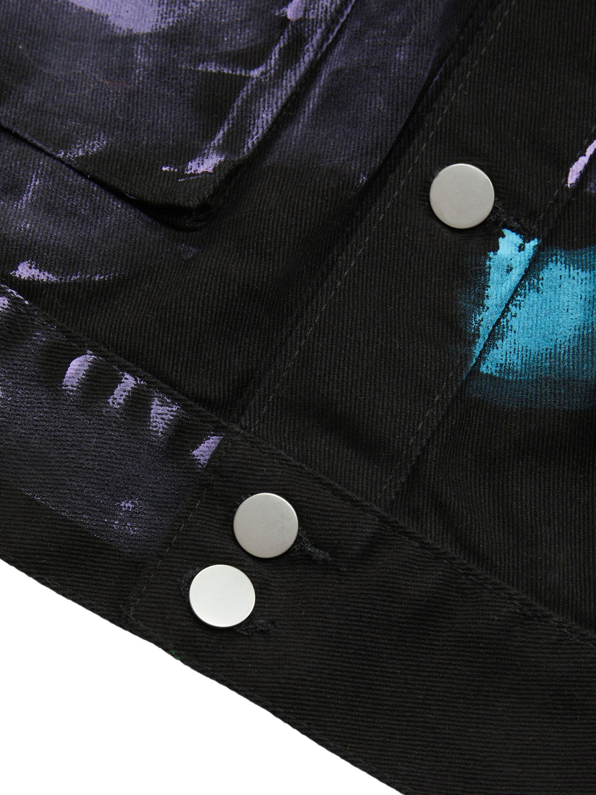 Jaqueta Pavtros Studios Abstract Graff Denim Jacket — Foto 6