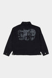 Jaqueta Barra Crew Jeans Mascarados (Stoned Black)