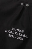 Jaqueta Barra Crew Pattern B Jacquard (Black)
