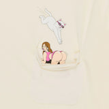 Jumpin In Pocket Tee (Natural) - Camiseta