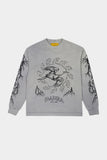 Camiseta Barra Crew Ahlma Tribal ML Estonada (Graphite)