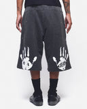 BERMUDA MOLETINHO DOUBLE HAND PRETO