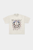 Camiseta Ed Hardy x Matuê Bat Skull (Off White)