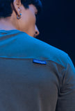 Camiseta Slim Cinza Estonado