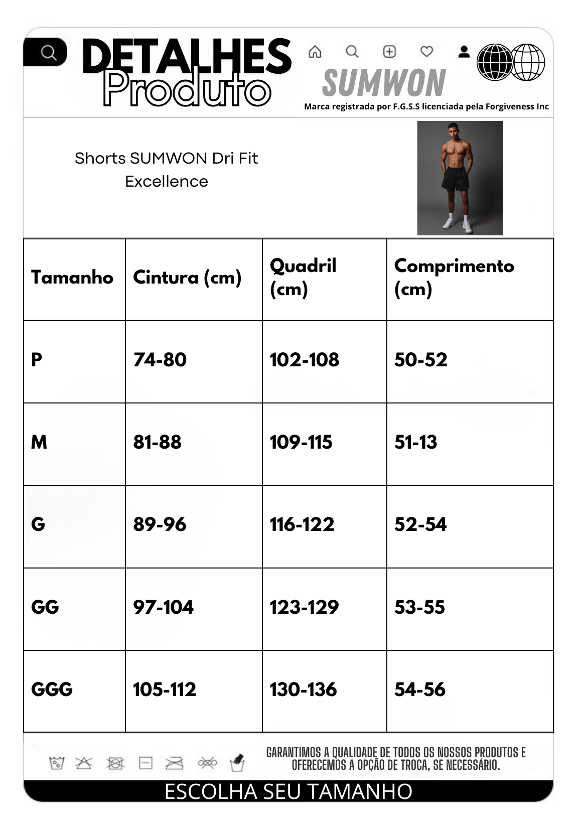 Short Pavtros Dri Fit Excellence - foto 14