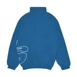 TRACK JACKET S STAR NAVY BLUE